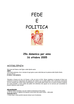 libretto della Messa