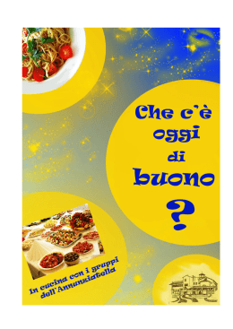 Scarica il Ricettario 2011 - Parrocchia Santissima Annunziata Roma