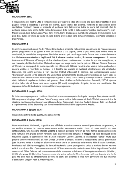 1 PROGRAMMA ZERO Il Programma del Teatro Litta