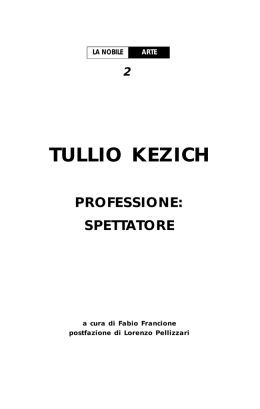 Lo Svevo di Kezich - Edizioni Falsopiano