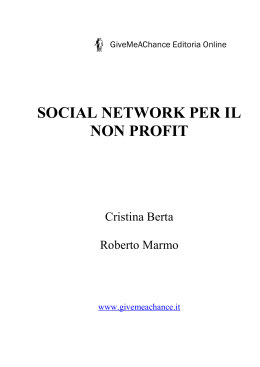 social network per il non profit