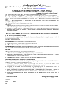 patto educativo as 2014-15 - Istituto Comprensivo della Val Serina