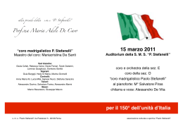 15 marzo 2011 - Associazione Paolo Stefanelli
