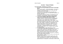 Testi letture Tempo di Avvento e Tempo di Natale