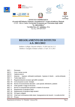 Regolamenti 2011 - Deleddaginosa.gov.it