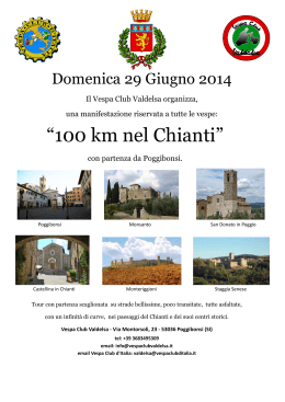 1 Volantinio 2014 100 km nel Chianti