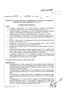 deliberazione n._ 8 - Ospedale San Carlo Borromeo