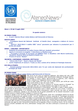 AteneoNews - Università degli Studi di Palermo