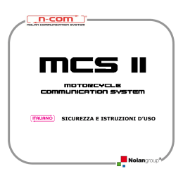 SICUREZZA E ISTRUZIONI D`USO