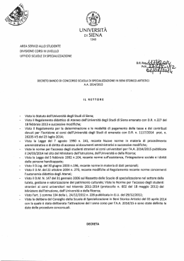 universit&agrave; di siena - Universit&agrave; degli Studi di Siena