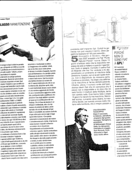 lLASS MANUTENZ&Igrave;ONE