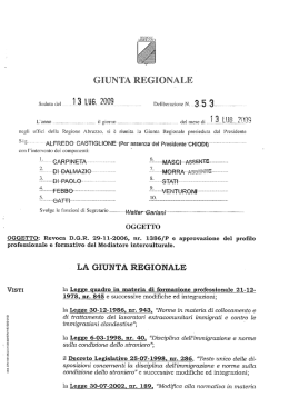 DeliberaRegione Abruzzo n°353 del 13/07