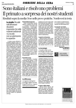 Sono italiani e risolvono problemi il primato a sorpresa dei nostri