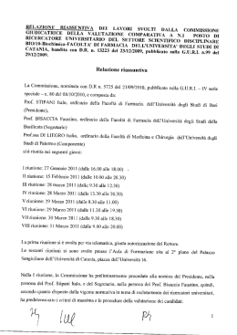 leggi il verbale integrale