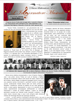 L`Informatore Musicale – Marzo 2011