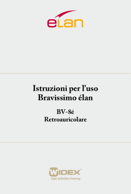 Istruzioni per l`uso Bravissimo &eacute;lan