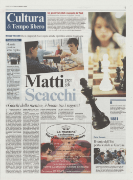 Cultura - Societa Scacchistica Milanese
