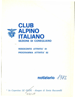 1982 - Club Alpino Italiano