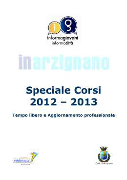 Speciale Corsi 2012_2013