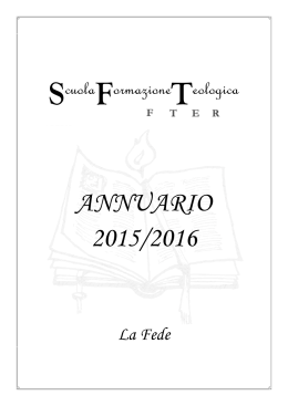 Scarica l`annuario SFT 2015/2016
