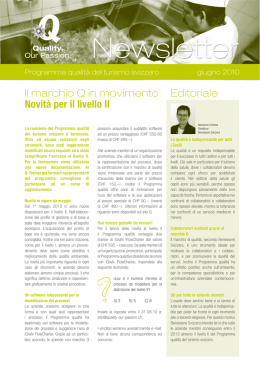 Novit&agrave; per il livello II