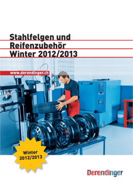 Stahlfelgen und Reifenzubeh&ouml;r Winter 2012/2013