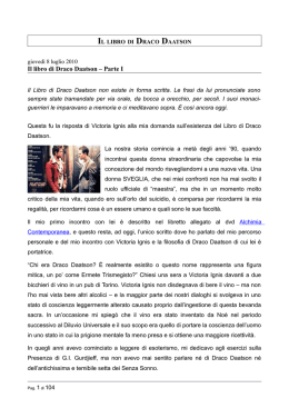 Il libro di Draco Daatson – Parte I
