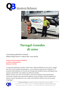 Nevegal–Lourdes di corsa