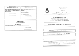 IL RESPONSABILE DEL SETTORE FINANZIARIO Attesta il parere di