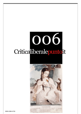 criticaliberalepuntoit + SUE - Fondazione Critica Liberale
