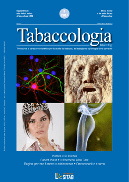 Scarica n. 3/2007 - Società Italiana di Tabaccologia