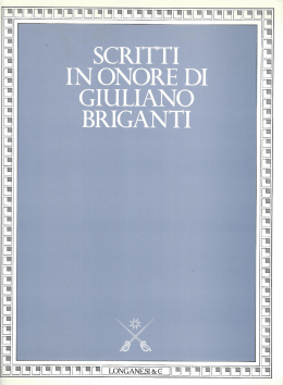 Scritti in onore di Giuliano Briganti