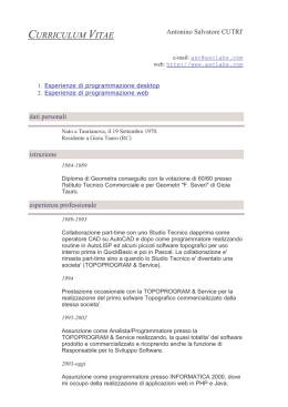 Curriculum Vitae (PDF di 138Kb)