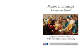 File - MUSIC AND IMAGE: BAROQUE AND BEYOND
