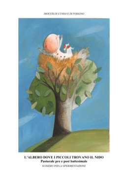 L`ALBERO DOVE I PICCOLI TROVANO IL NIDO Pastorale pre e