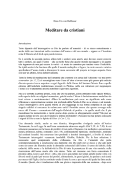 Meditare da cristiani
