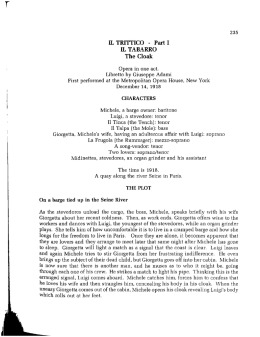 The Cloak Opera in one act. - Sarai Elizabeth Cole Soprano