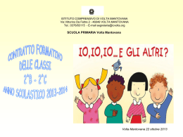 SCUOLA PRIMARIA Volta Mantovana Volta Mantovana 22 ottobre