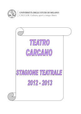 Programmaz. T. CARCANO 2012-2013