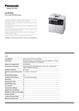 KX-MC6260 Fax Laser Multifunzione FAX