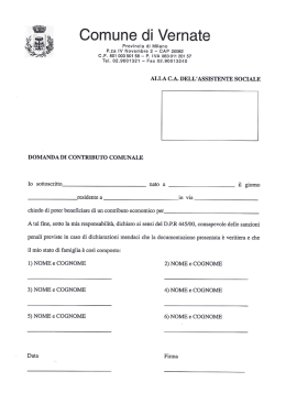 scarica - Comune di Vernate