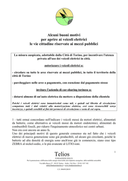 La proposta al Comune di Torino