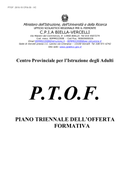 PTOF 16_19_CPIABIVC - CPIA Biella