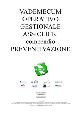 VADEMECUM OPERATIVO GESTIONALE