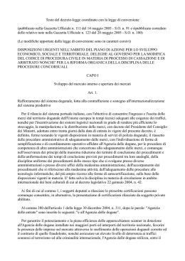 Testo del decreto-legge coordinato con la legge