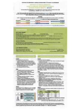 Vedi l`informativa a cura della Provincia di Milano