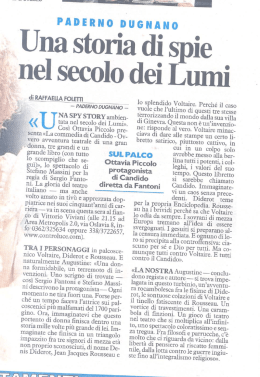 Una storia di spie nel secolo dei Lumi