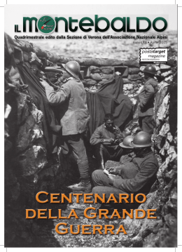 Il Montebaldo Gennaio - Aprile 2015