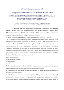 JOBS ACT NAPOLI: Carmen Lombardi