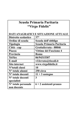 Scuola Primaria Paritaria